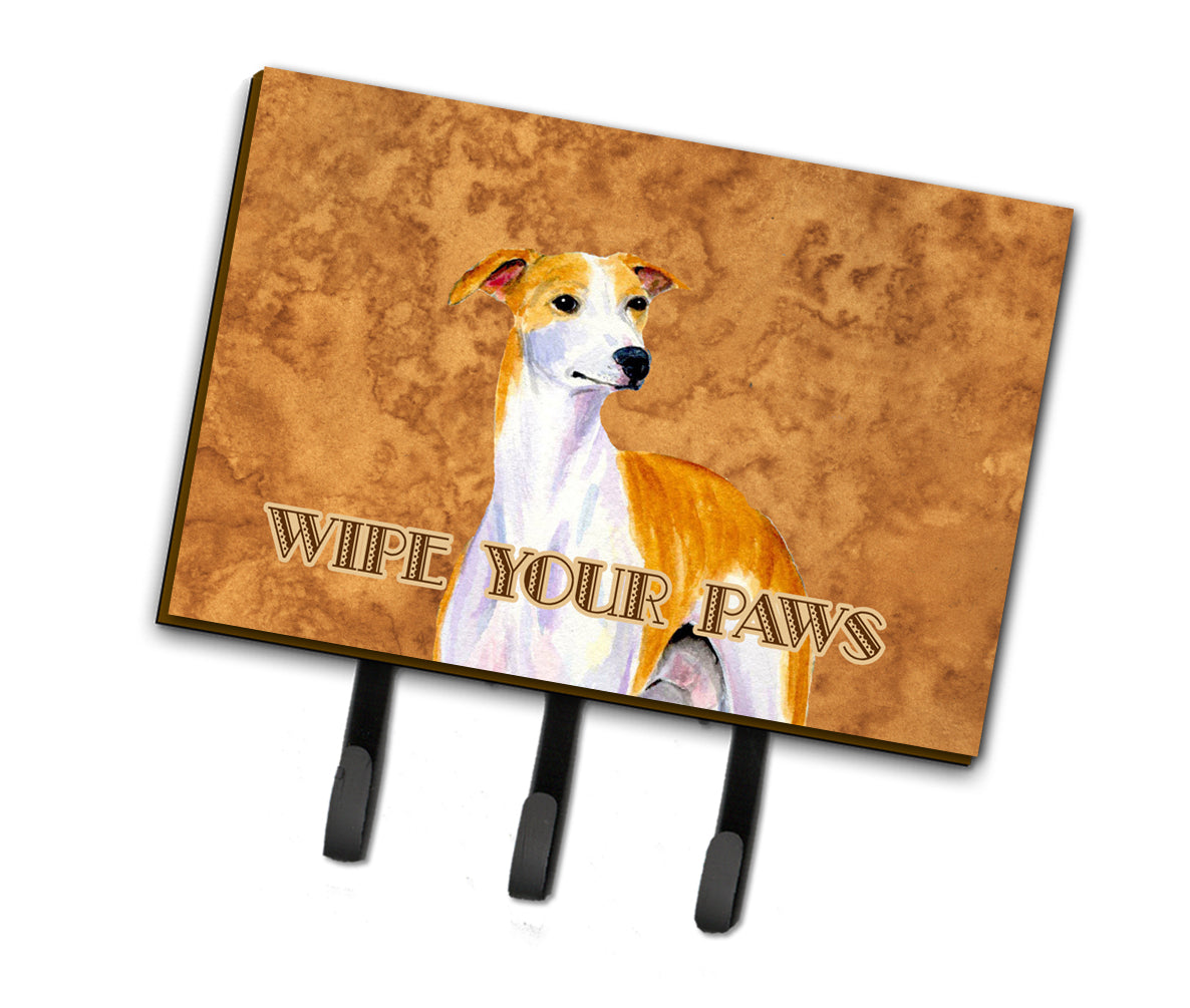 Whippet Wipe your Paws Leash or Key Holder