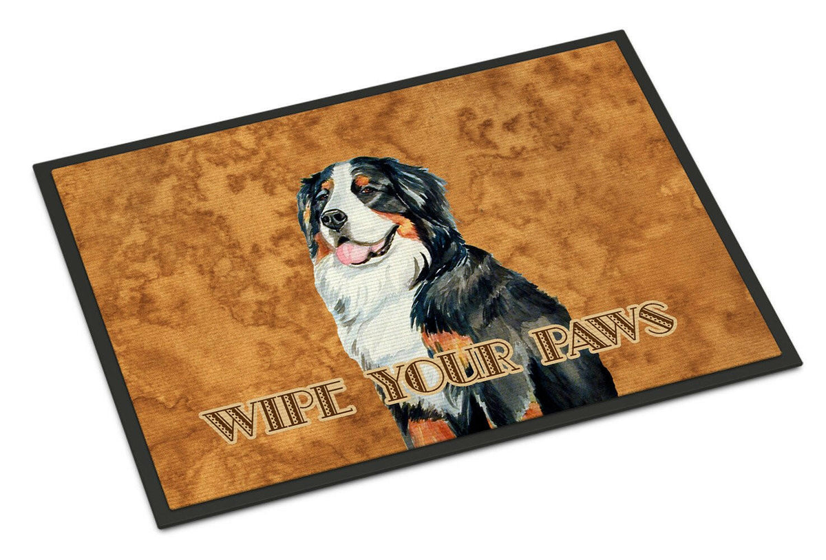 Bernese Mountain Dog Wipe your Paws Indoor or Outdoor Mat 24x36 LH9452JMAT - the-store.com