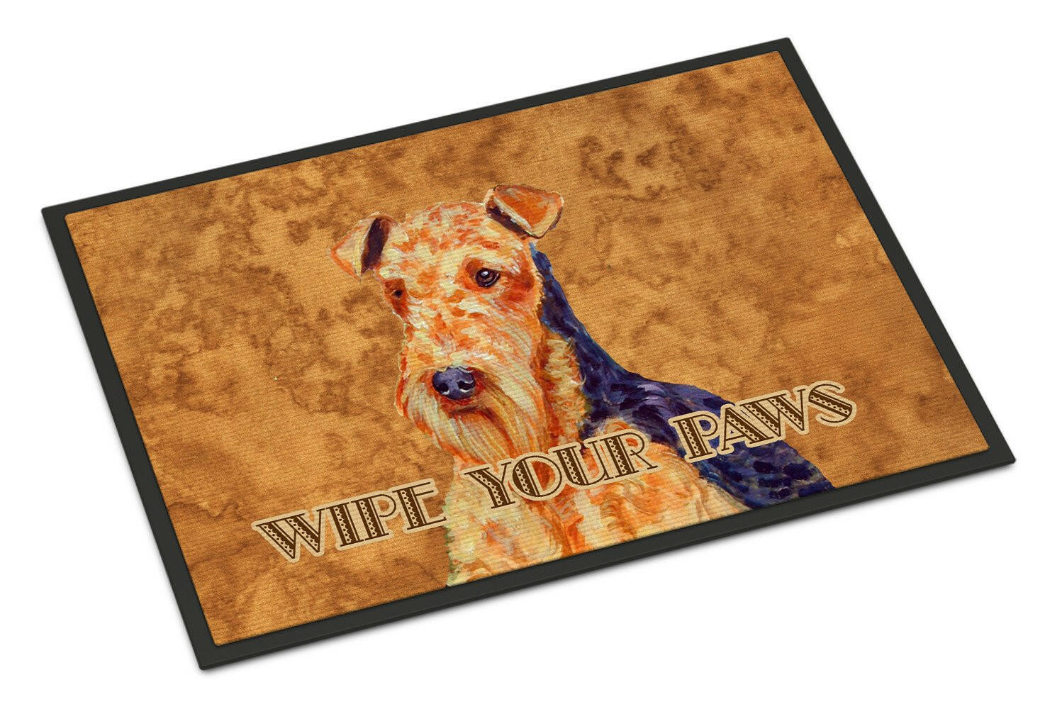 Airedale Wipe your Paws Indoor or Outdoor Mat 24x36 LH9453JMAT - the-store.com