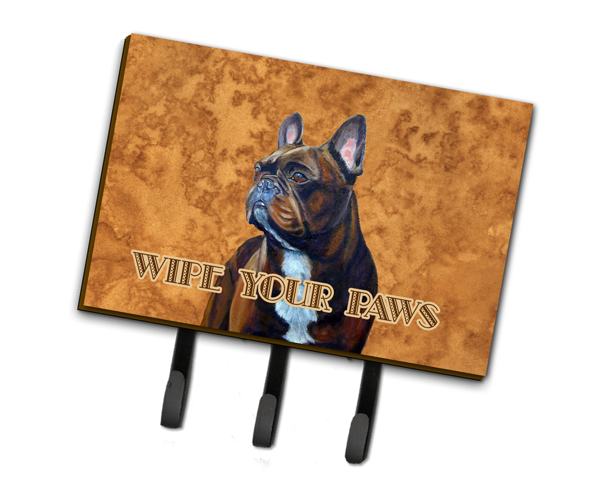 French Bulldog Wipe your Paws Leash or Key Holder