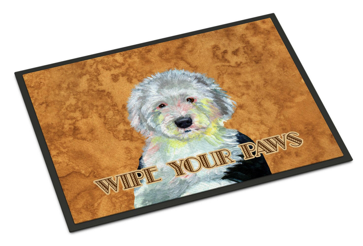 Old English Sheepdog Wipe your Paws Indoor or Outdoor Mat 24x36 LH9457JMAT - the-store.com