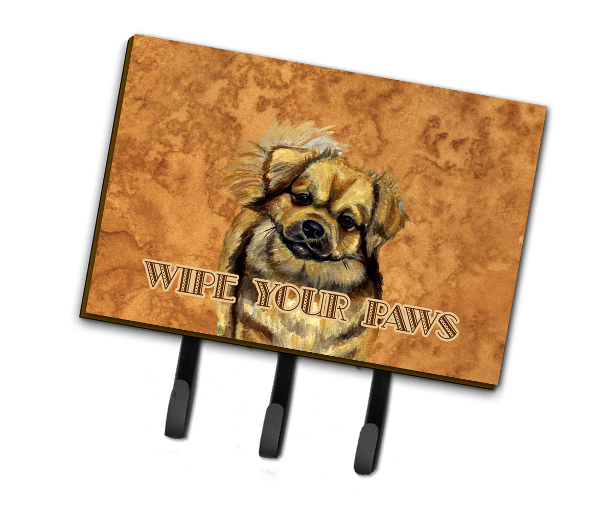 Tibetan Spaniel Wipe your Paws Leash or Key Holder  the-store.com.