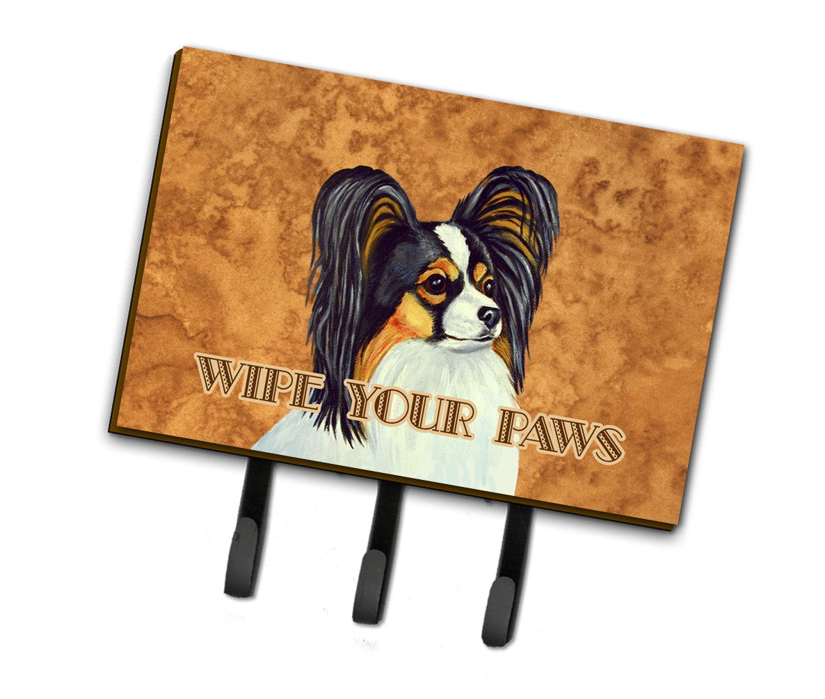 Papillon Wipe your Paws Leash or Key Holder  the-store.com.