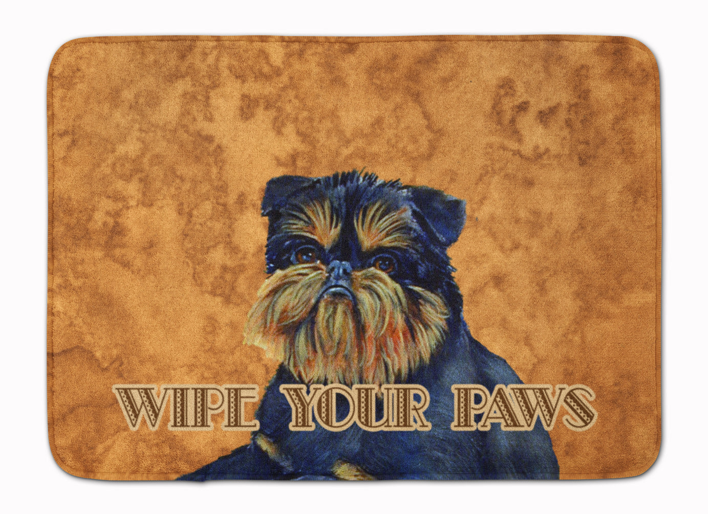 Brussels Griffon Wipe your Paws Machine Washable Memory Foam Mat LH9462RUG - the-store.com