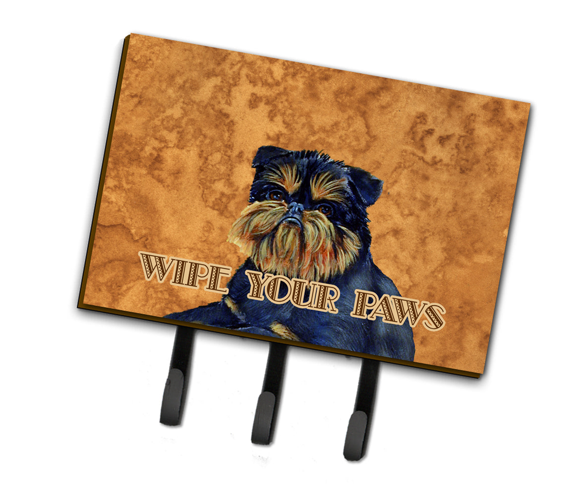 Brussels Griffon Wipe your Paws Leash or Key Holder