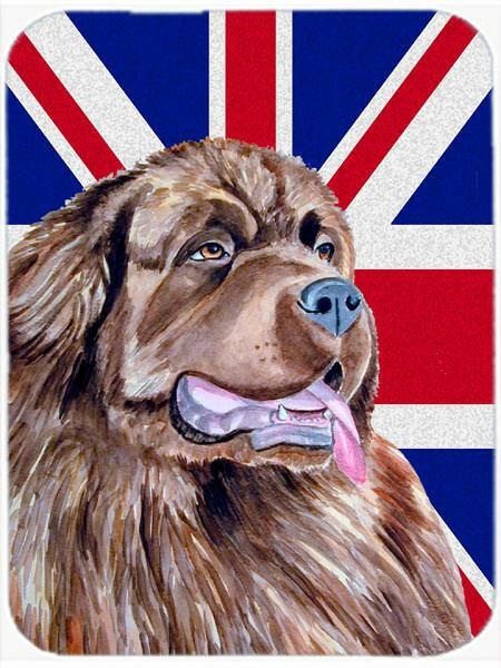 Newfoundland with English Union Jack British Flag Mouse Pad, Hot Pad or Trivet LH9463MP by Caroline&#39;s Treasures