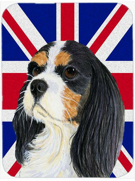 Cavalier Spaniel with English Union Jack British Flag Mouse Pad, Hot Pad or Trivet LH9476MP by Caroline's Treasures