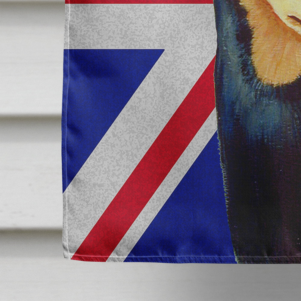 Min Pin with English Union Jack British Flag Flag Canvas House Size LH9487CHF  the-store.com.
