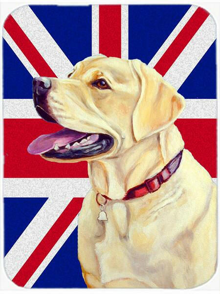 Labrador with English Union Jack British Flag Mouse Pad, Hot Pad or Trivet LH9490MP by Caroline's Treasures