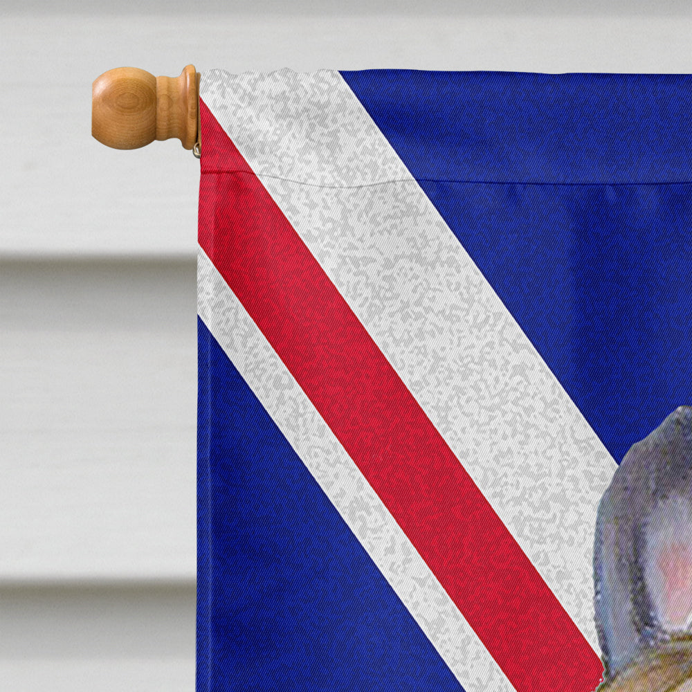 French Bulldog with English Union Jack British Flag Flag Canvas House Size LH9492CHF