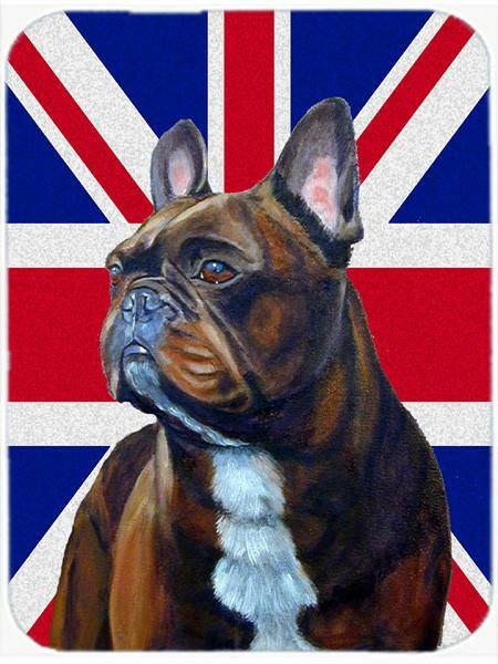 French Bulldog with English Union Jack British Flag Mouse Pad, Hot Pad or Trivet LH9492MP by Caroline's Treasures