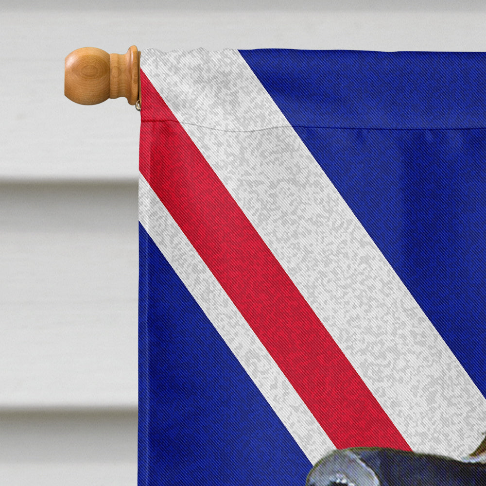 Leonberger with English Union Jack British Flag Flag Canvas House Size LH9500CHF
