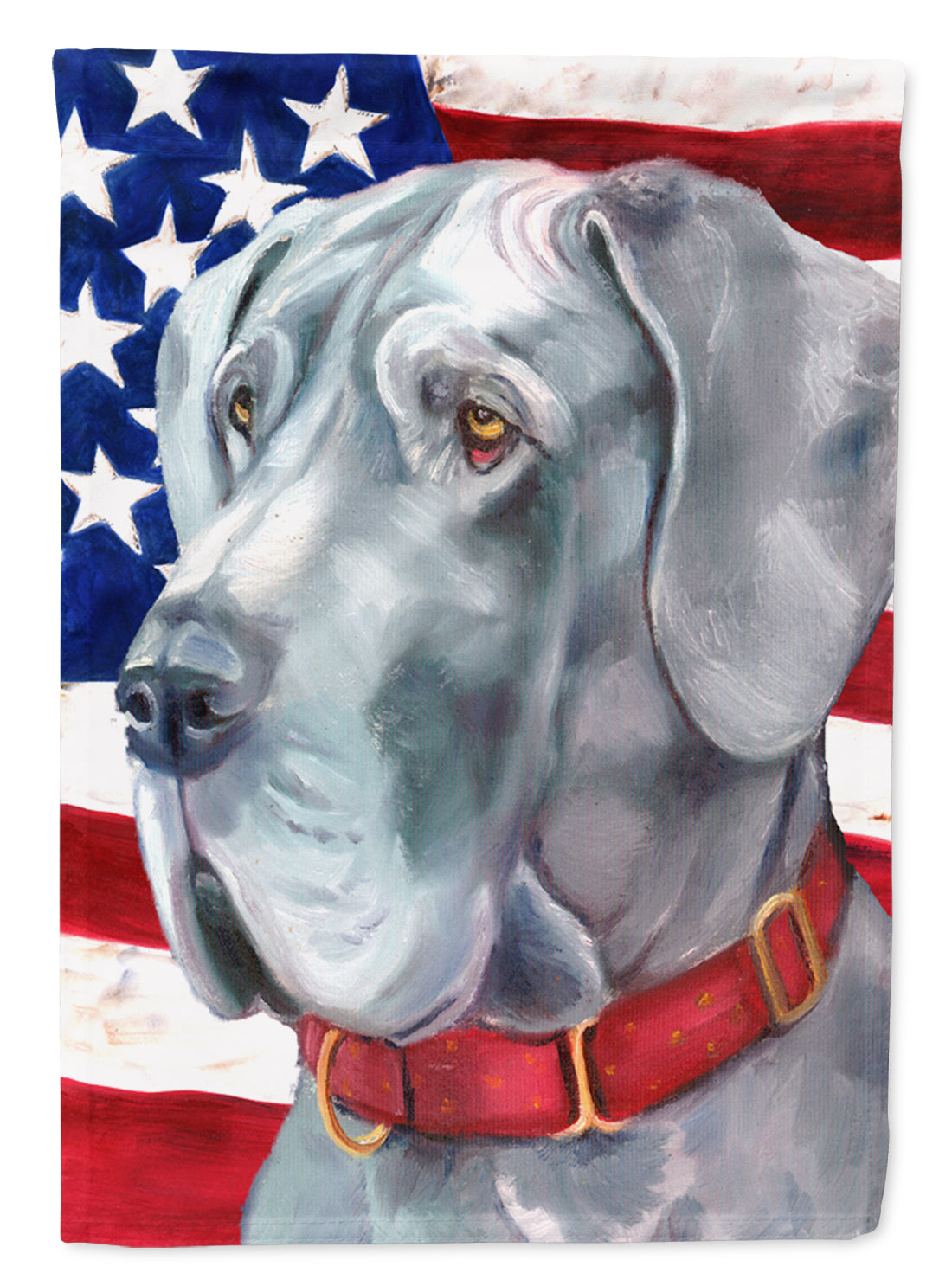 Great Dane USA Patriotic American Flag Flag Canvas House Size LH9542CHF  the-store.com.