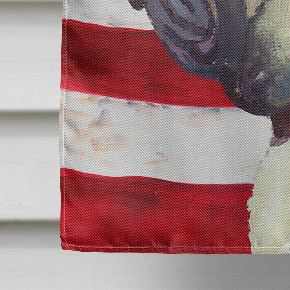 French Bulldog Frenchie USA Patriotic American Flag Flag Canvas House Size LH9545CHF