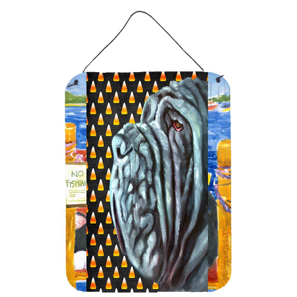 Neapolitan Mastiff Candy Corn Halloween Wall or Door Hanging Prints LH9547DS1216 by Caroline&#39;s Treasures