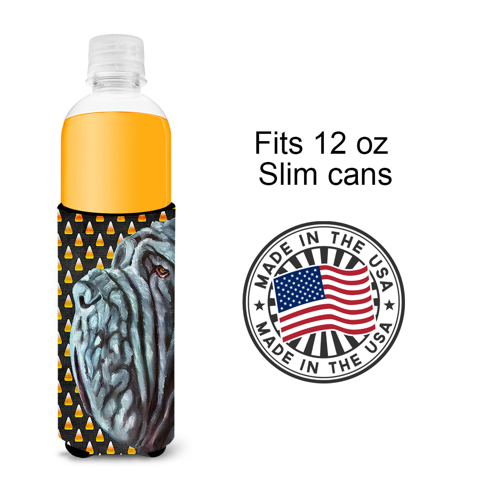 Neapolitan Mastiff Candy Corn Halloween Ultra Beverage Insulators for slim cans LH9547MUK