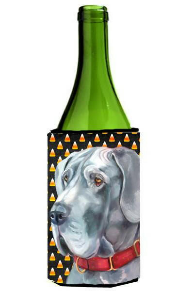Great Dane Candy Corn Halloween Wine Bottle Beverage Insulator Hugger LH9549LITERK by Caroline&#39;s Treasures