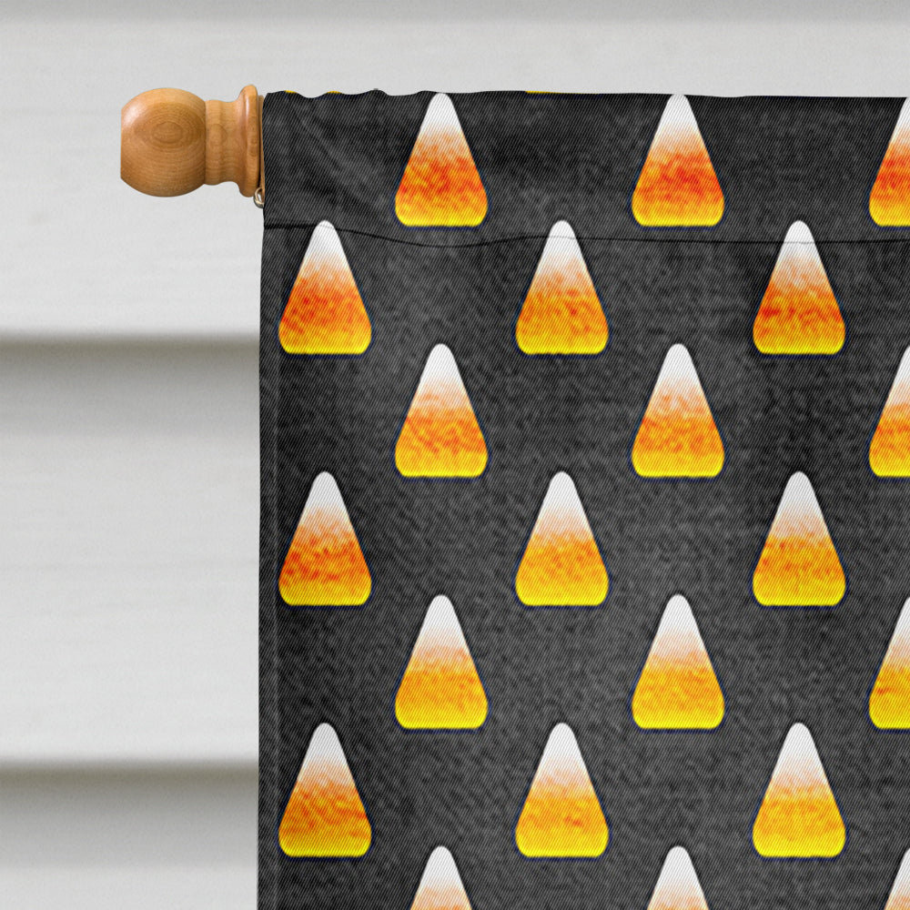 Black Great Dane Candy Corn Halloween Flag Canvas House Size LH9550CHF  the-store.com.