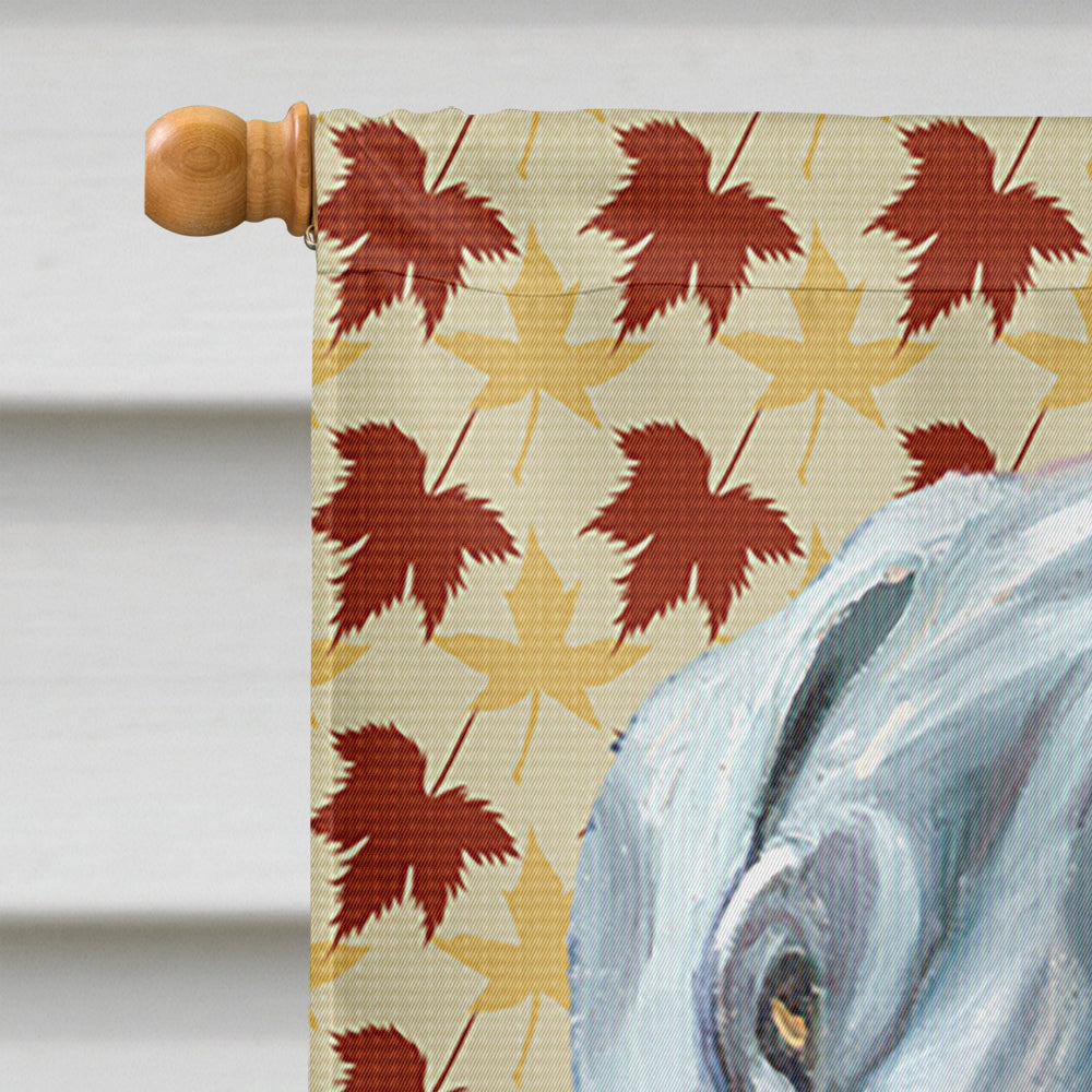 Great Dane Fall Leaves Flag Canvas House Size LH9556CHF  the-store.com.