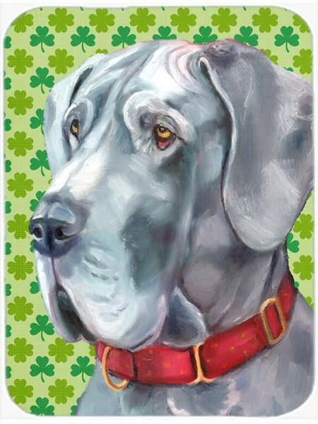 Great Dane St. Patrick&#39;s Day Shamrock Mouse Pad, Hot Pad or Trivet LH9570MP by Caroline&#39;s Treasures
