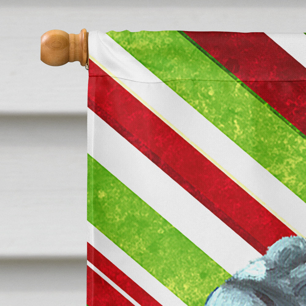 Neapolitan Mastiff Candy Cane Holiday Christmas Flag Canvas House Size LH9589CHF  the-store.com.