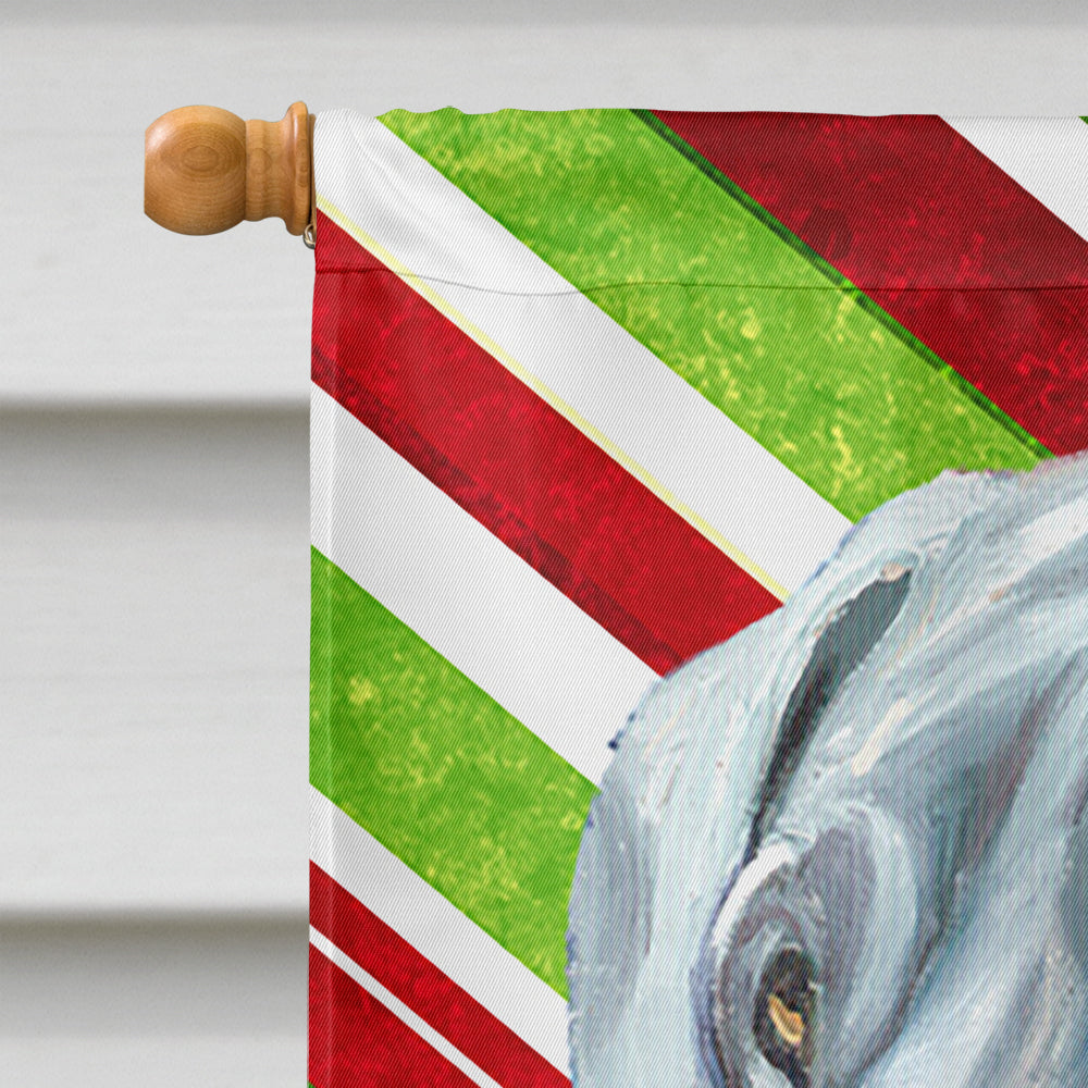 Great Dane Candy Cane Holiday Christmas Flag Canvas House Size LH9591CHF
