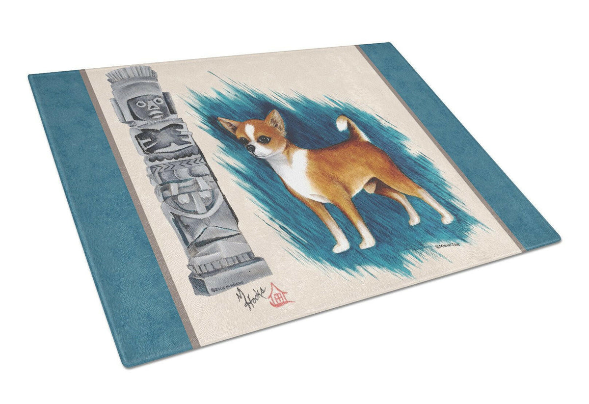 Chihuahua Totem Glass Cutting Board Large MH1011LCB by Caroline&#39;s Treasures