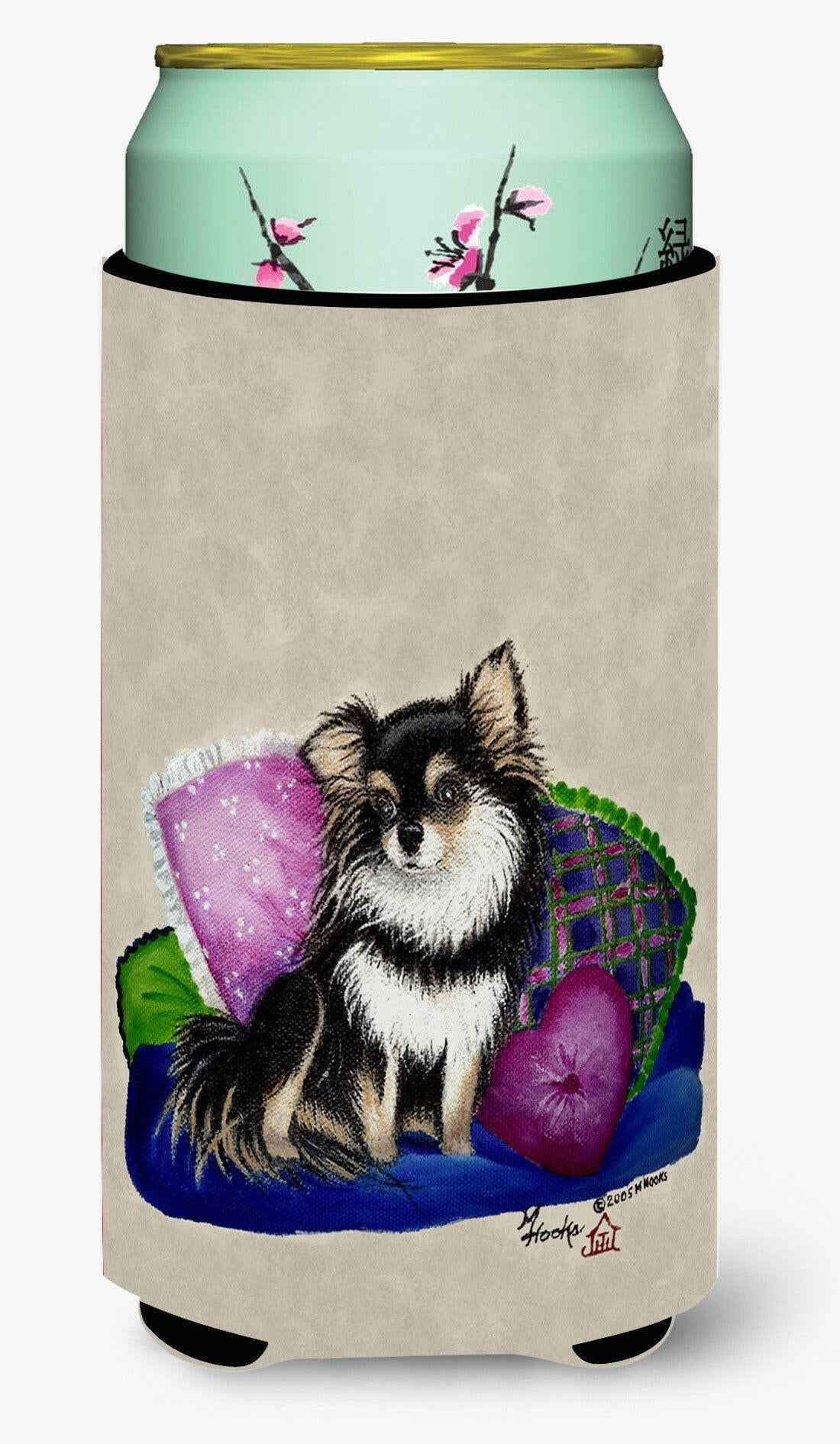 Chihuahua on their couch Tall Boy Beverage Insulator Hugger MH1012TBC by Caroline&#39;s Treasures