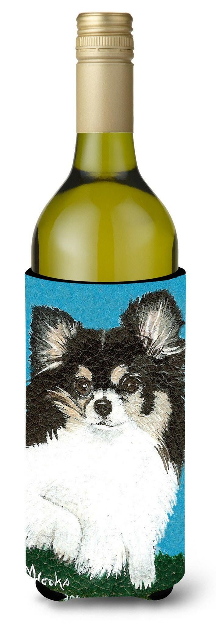Chihuahua Cute Face Wine Bottle Beverage Insulator Hugger MH1022LITERK by Caroline&#39;s Treasures