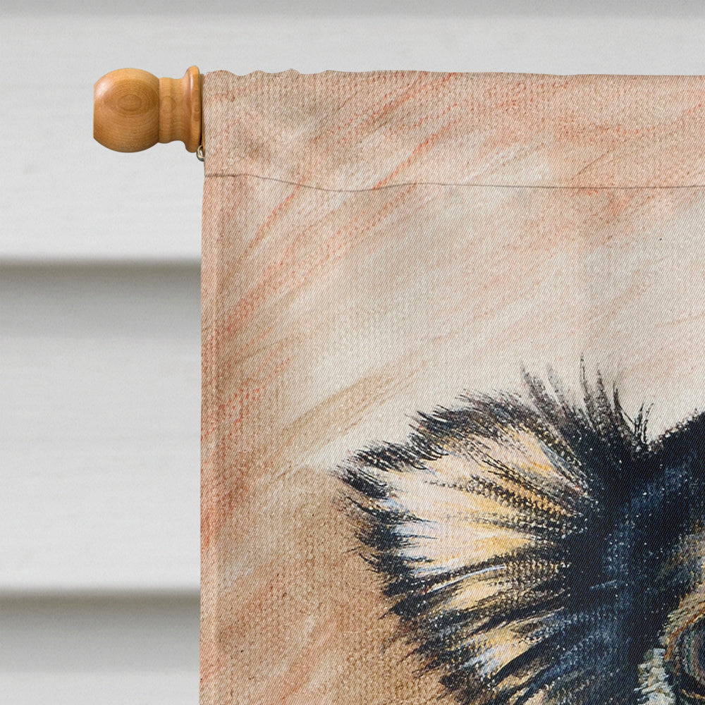 Chihuahua Long Hair Flag Canvas House Size MH1035CHF  the-store.com.
