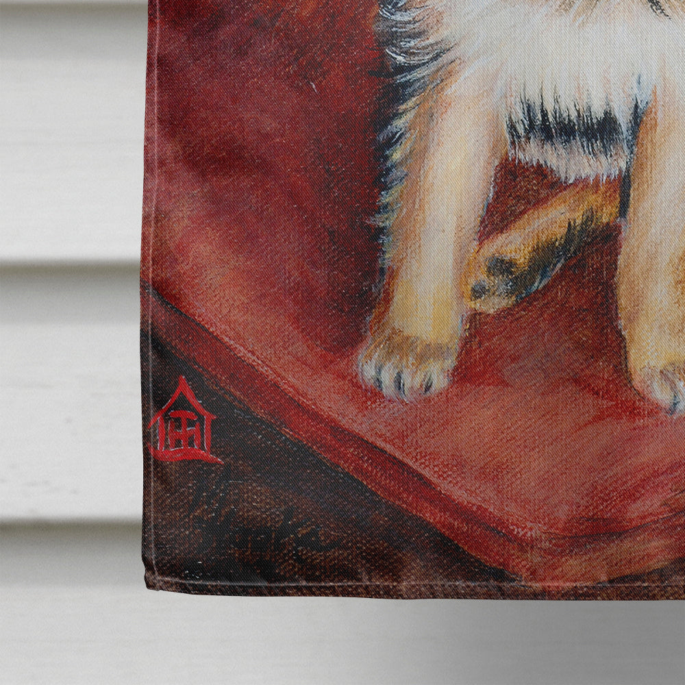 Chihuahua Long Hair Flag Canvas House Size MH1035CHF  the-store.com.