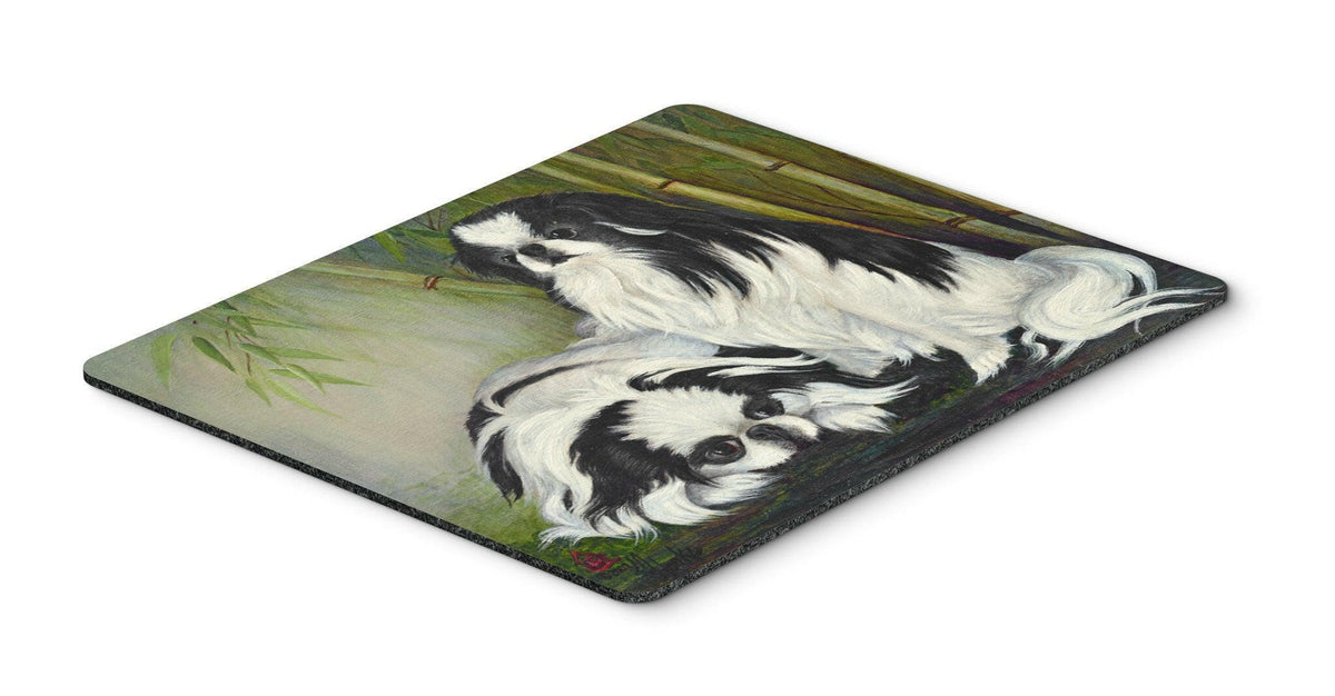Japanese Chin Bamboo Garden Mouse Pad, Hot Pad or Trivet MH1044MP by Caroline&#39;s Treasures
