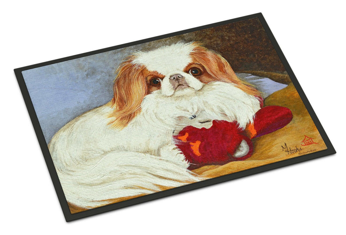 Japanese Chin Pink Gorilla Indoor or Outdoor Mat 18x27 MH1049MAT - the-store.com