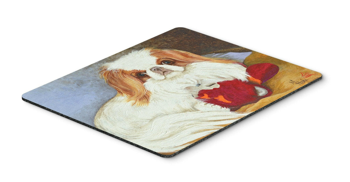 Japanese Chin Pink Gorilla Mouse Pad, Hot Pad or Trivet MH1049MP by Caroline&#39;s Treasures