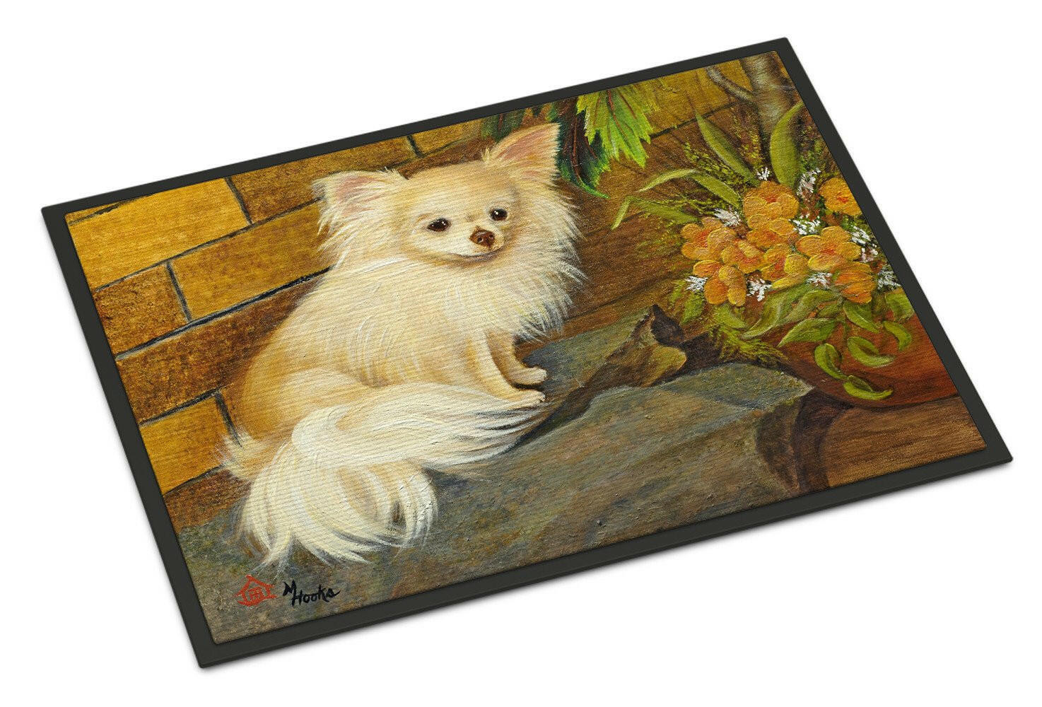 Chihuahua Just Basking Indoor or Outdoor Mat 24x36 MH1053JMAT - the-store.com