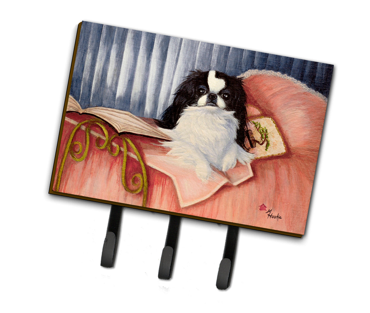 Japanese Chin Reading in Bed Leash or Key Holder MH1058TH68
