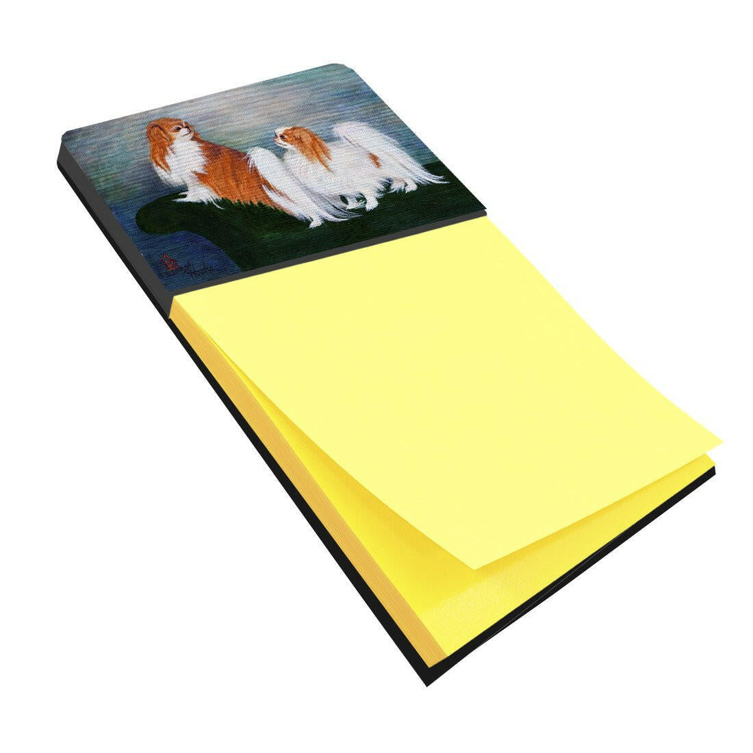 Japanese Chin Standing on my tail Sticky Note Holder MH1059SN by Caroline's Treasures