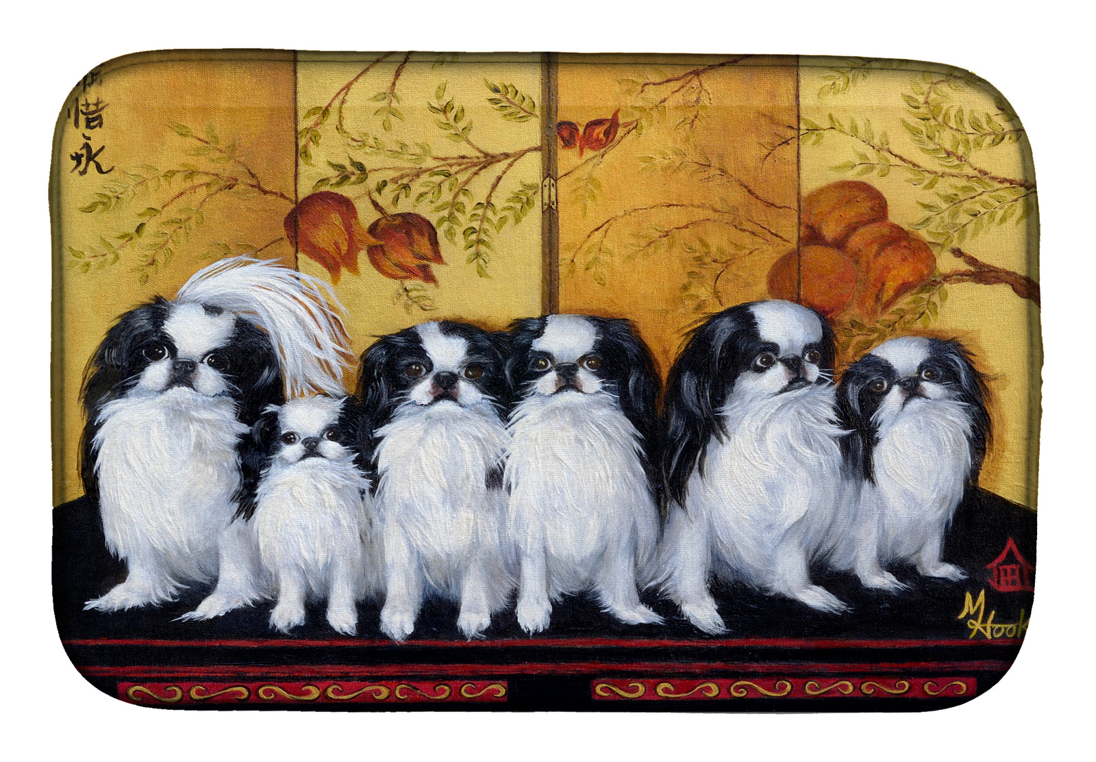 Japanese Chin Tea House Dish Drying Mat MH1060DDM  the-store.com.