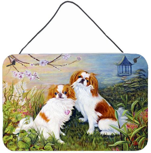 Japanese Chin Wasabi and Ginger Wall or Door Hanging Prints MH1061DS812 by Caroline&#39;s Treasures