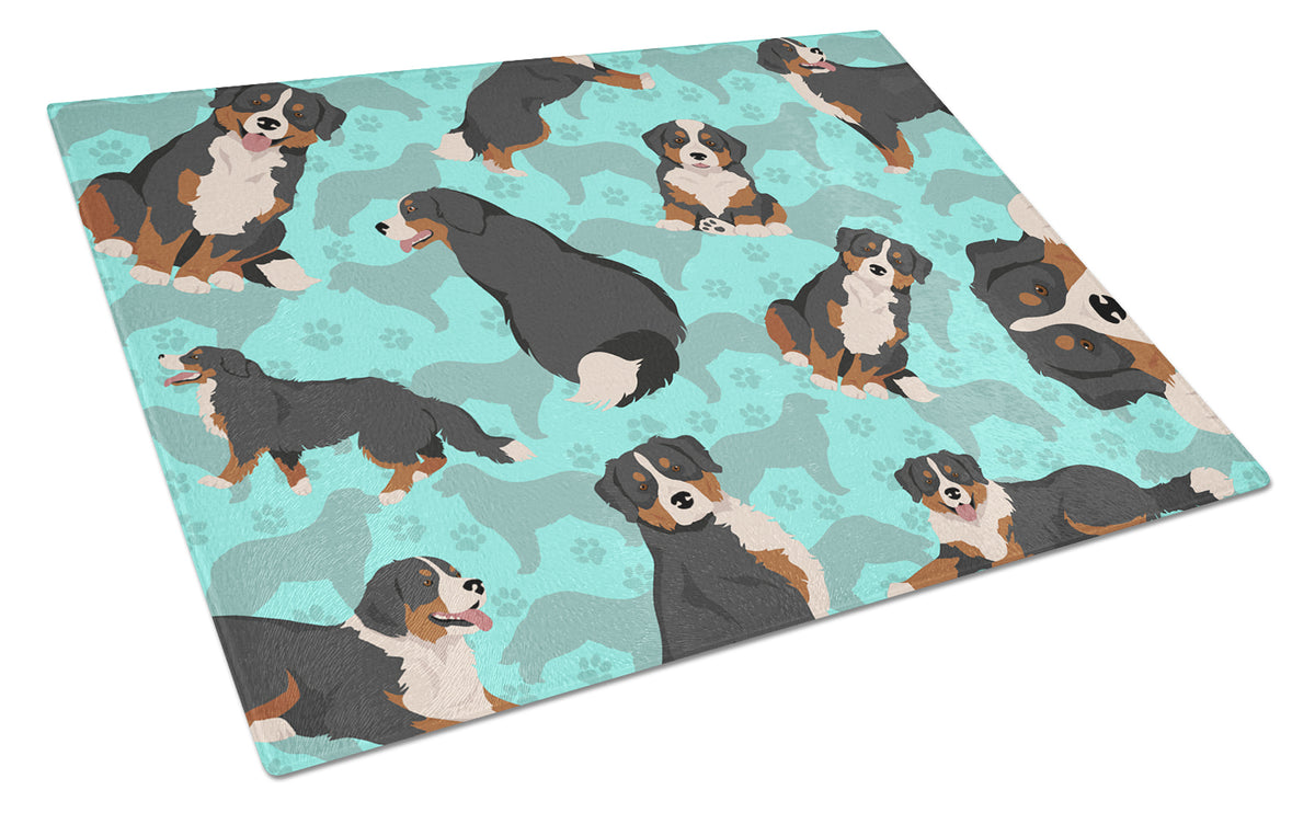 Buy this Bernese Mountain Dog Glass Cutting Board Large