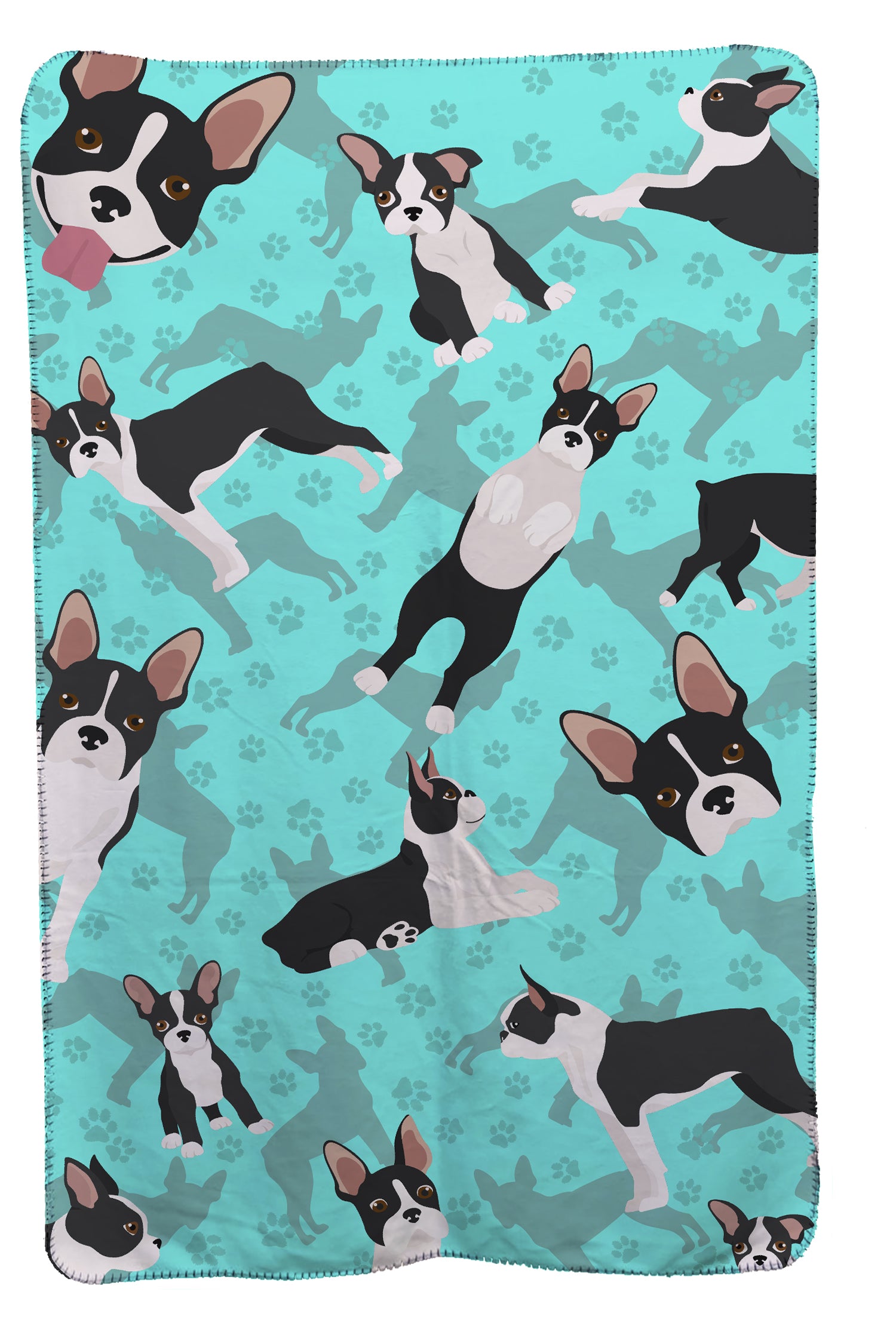 Buy this Boston Terrier Soft Travel Blanket with Bag
