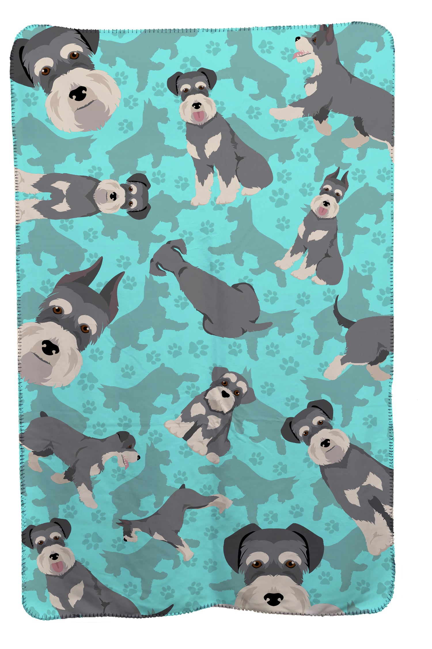 Buy this Schnauzer Soft Travel Blanket with Bag