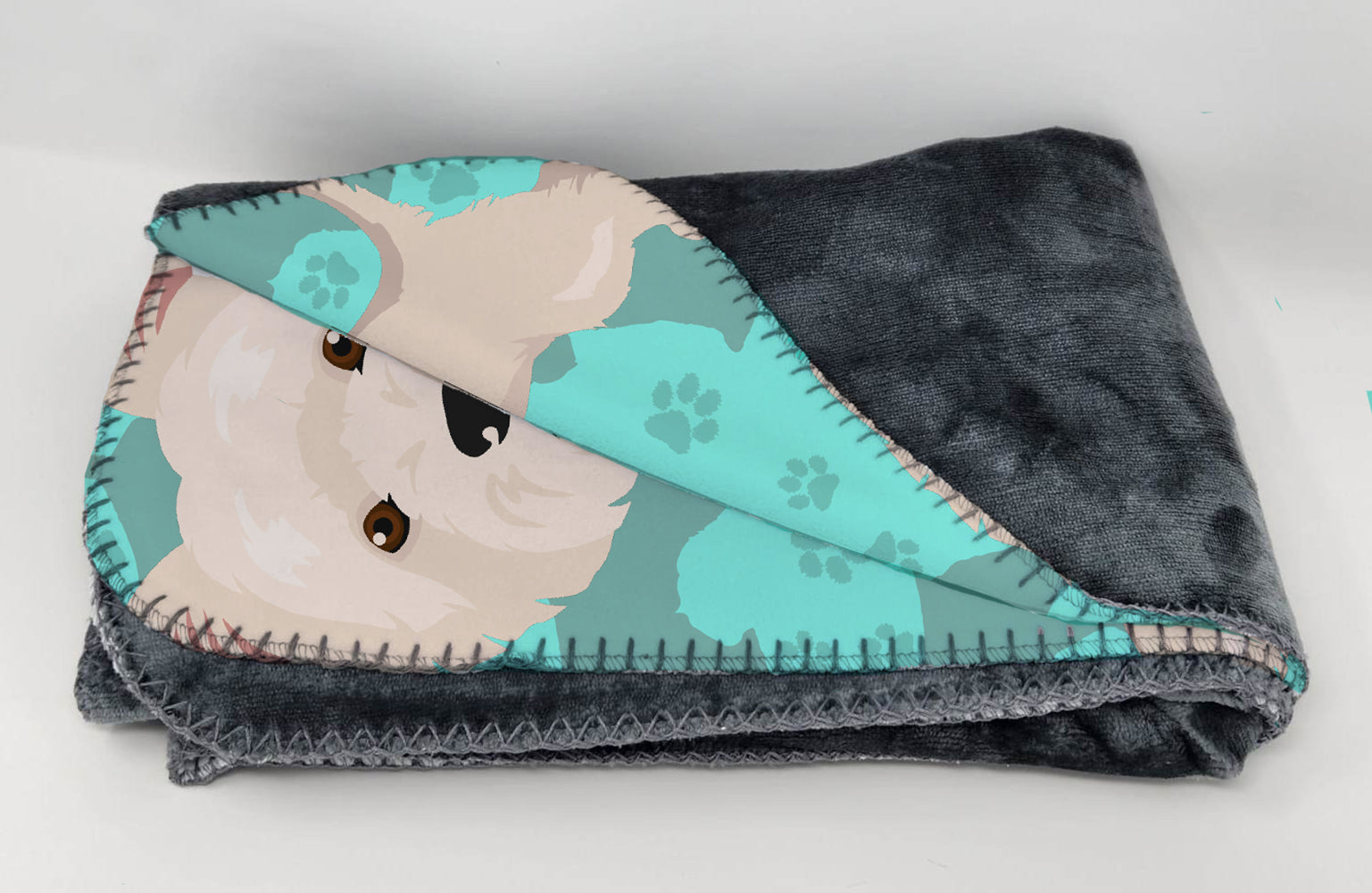 Westie Soft Travel Blanket with Bag - the-store.com