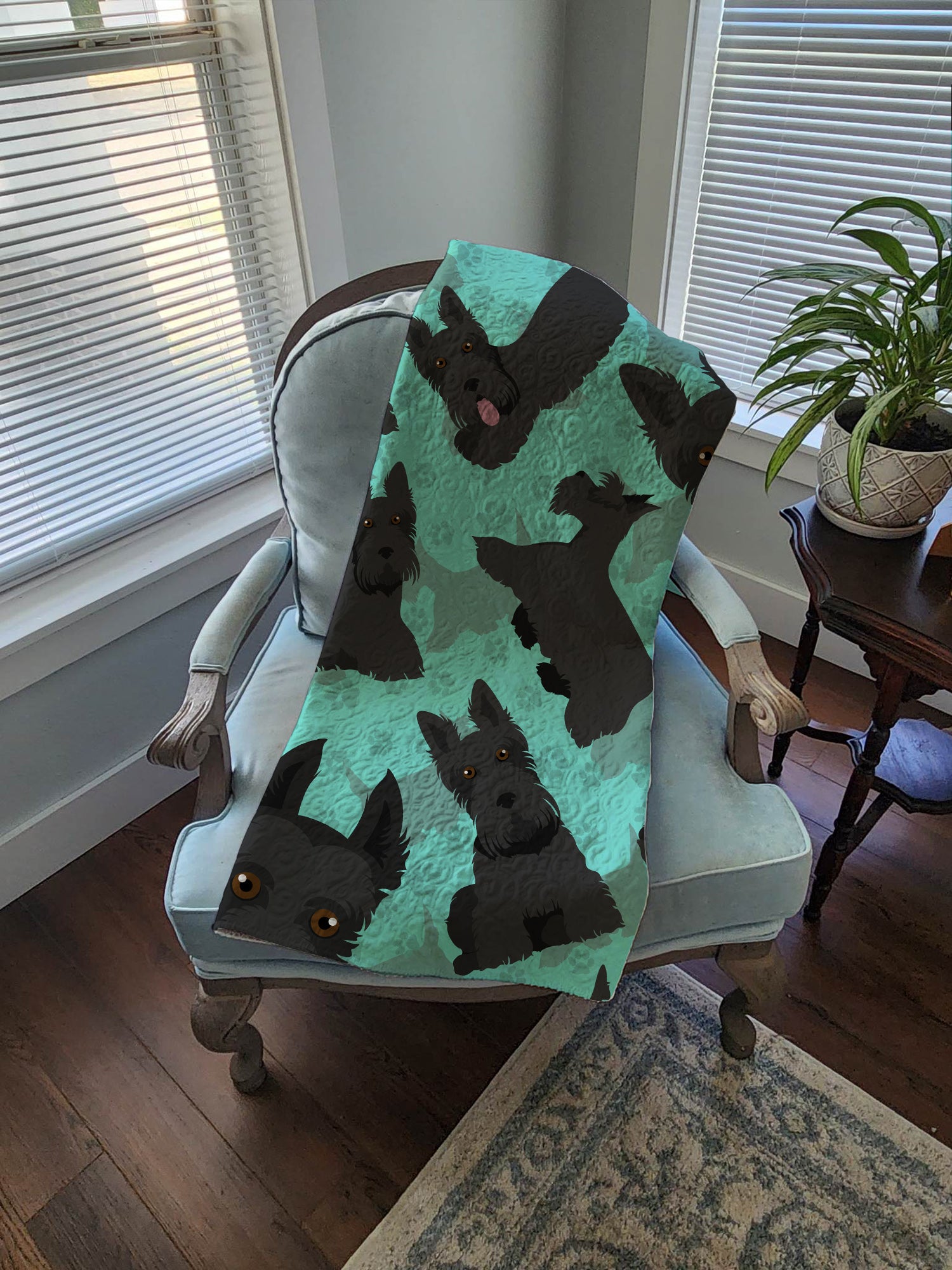 Scottish Terrier Quilted Blanket 50x60 - the-store.com