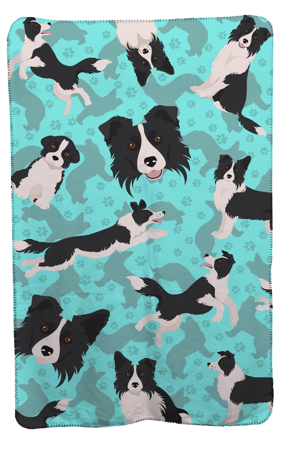 Buy this Border Collie Soft Travel Blanket with Bag