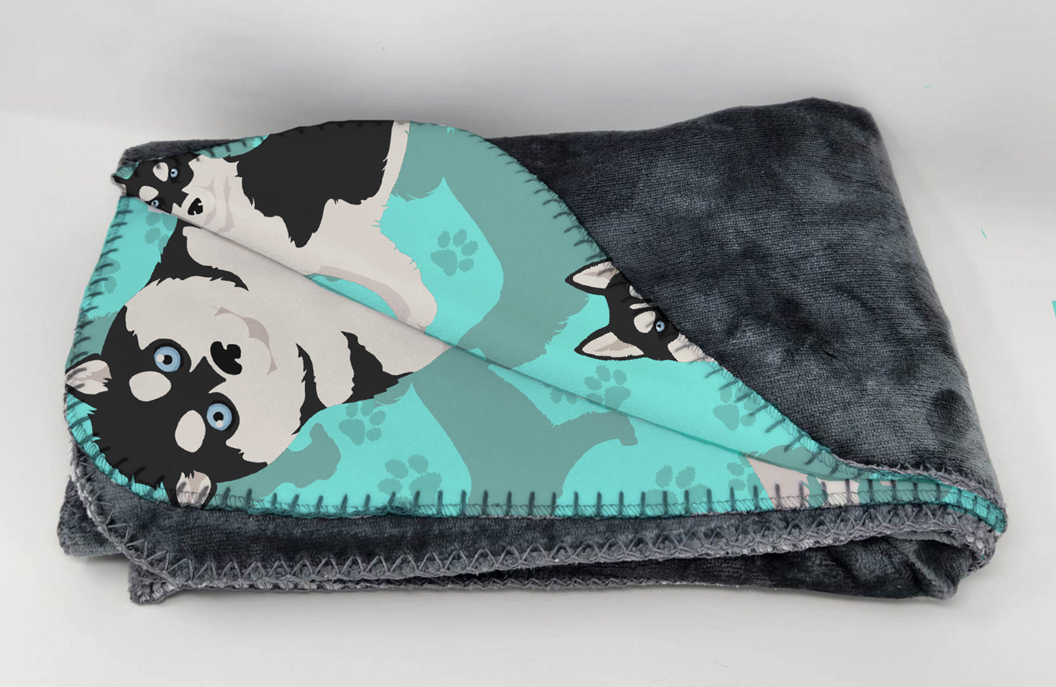 Buy this Siberian Husky Soft Travel Blanket with Bag