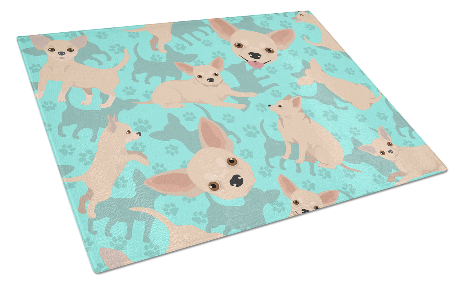 Buy this Chihuahua Glass Cutting Board Large