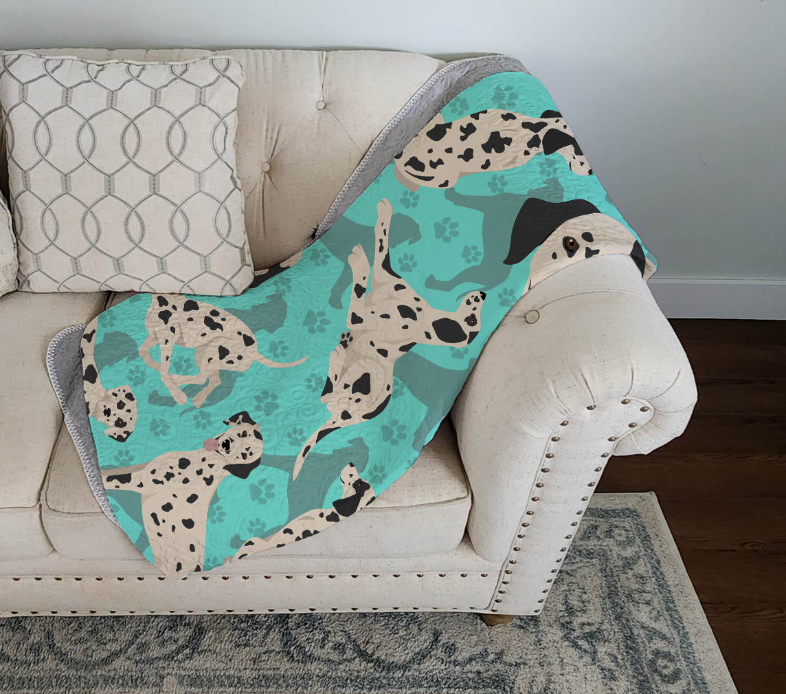 Dalmatian Quilted Blanket 50x60 - the-store.com
