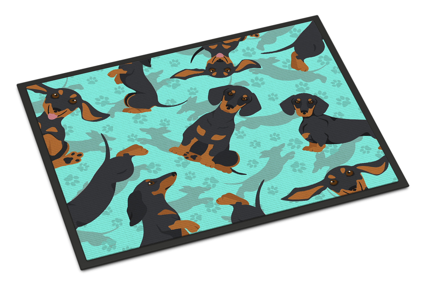 Buy this Black and Tan Dachshund Indoor or Outdoor Mat 24x36