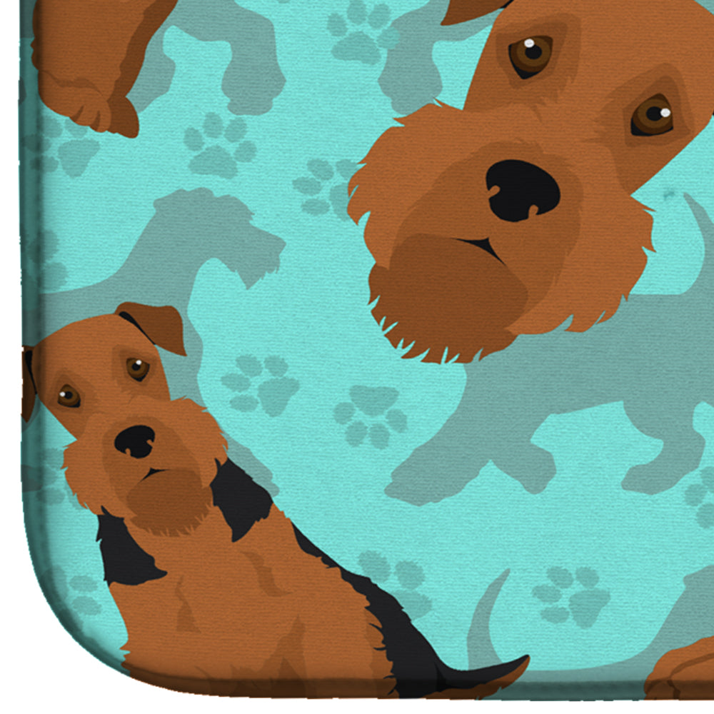Airedale Terrier Dish Drying Mat  the-store.com.